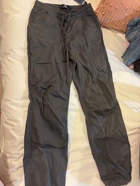 Hollister Women's Charcoal Gray Drawstring Joggers